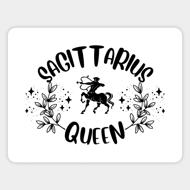 Sagittarius Queen Magnet by teresawingarts